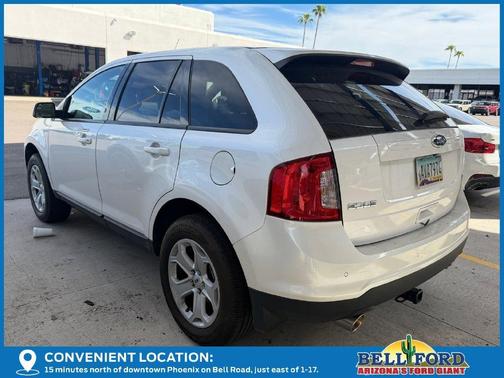 White Platinum Tri-Coat Metallic 2012 Ford Edge SEL