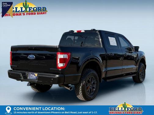 Black Metallic 2023 Ford F-150 Lariat