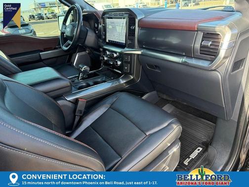 Black Metallic 2023 Ford F-150 Lariat