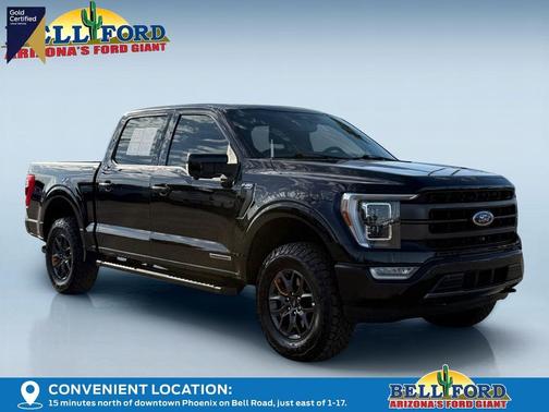 Black Metallic 2023 Ford F-150 Lariat