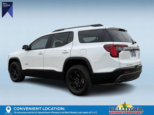 White Frost Tri-Coat 2023 GMC Acadia AT4