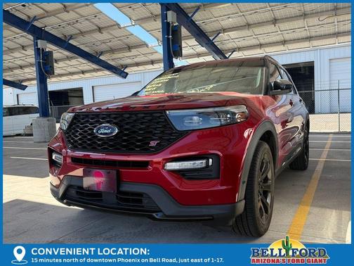 Red Metallic 2020 Ford Explorer ST