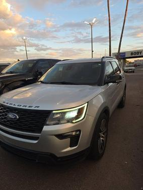 Ingot Silver 2018 Ford Explorer sport