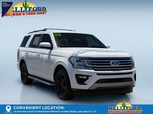 White Metallic 2020 Ford Expedition XLT