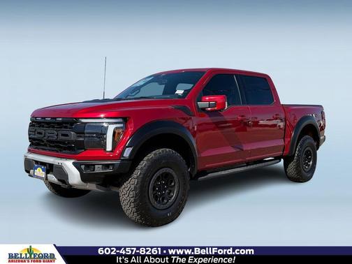 Red Metallic 2025 Ford F-150 Raptor Truck