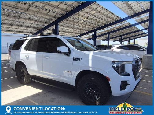 Summit White 2023 GMC Yukon AT4