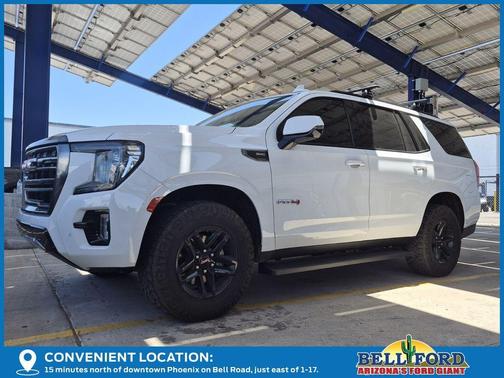 Summit White 2023 GMC Yukon AT4