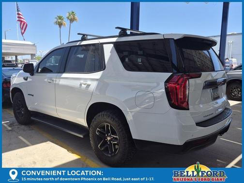 Summit White 2023 GMC Yukon AT4