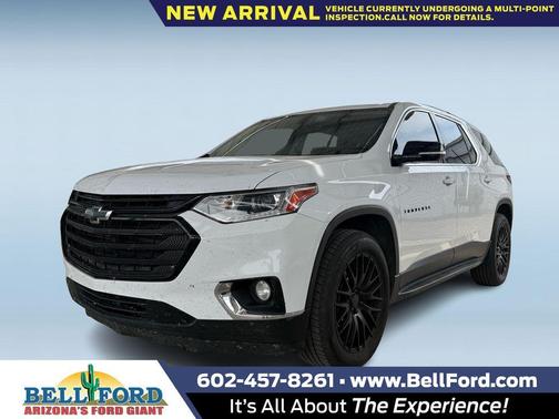 Summit White 2019 Chevrolet Traverse LT Cloth