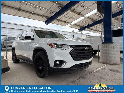 Summit White 2019 Chevrolet Traverse LT Cloth
