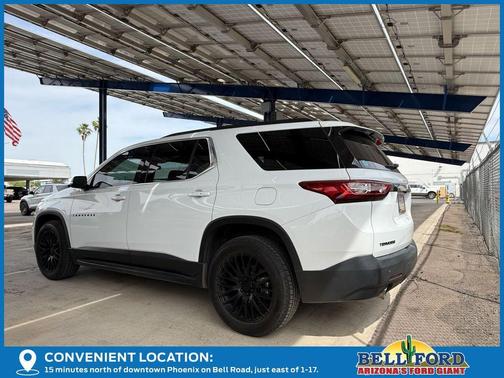 Summit White 2019 Chevrolet Traverse LT Cloth