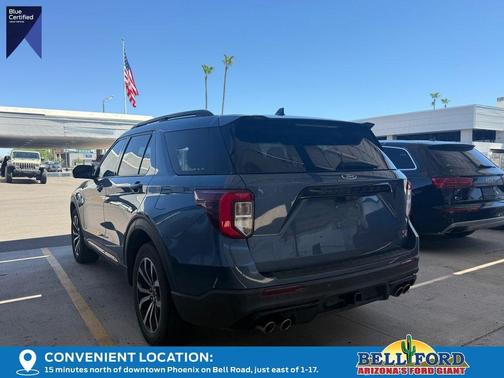 Blue Metallic 2020 Ford Explorer ST