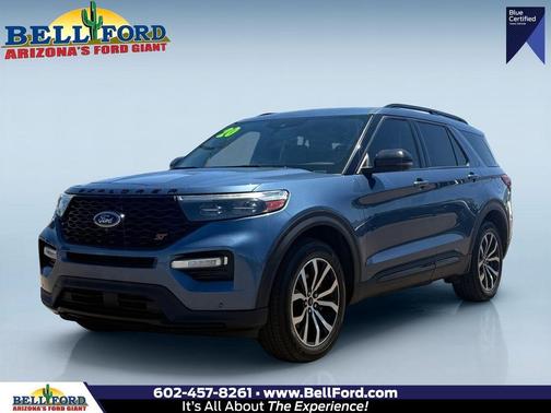Blue Metallic 2020 Ford Explorer ST