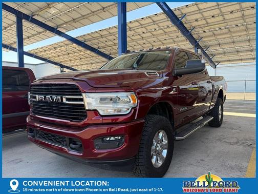 Red 2021 RAM 2500 Big Horn