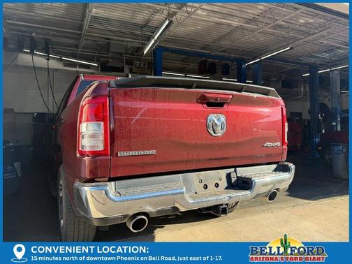 Red 2022 RAM 1500 Big Horn