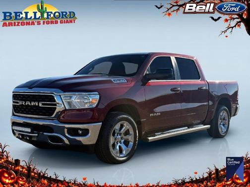 Red 2022 RAM 1500 Big Horn