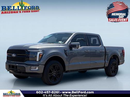 Gray 2026 Ford F-150 Platinum Truck