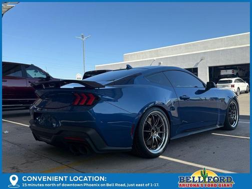 Blue Metallic 2024 Ford Mustang Dark Horse