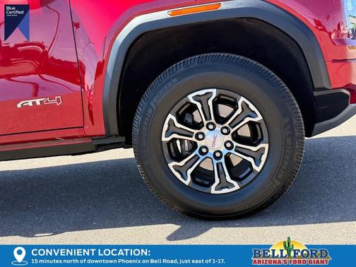 Volcanic Red 2023 GMC Canyon AT4