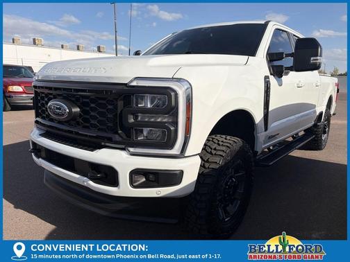 White Metallic 2024 Ford F-250 Lariat
