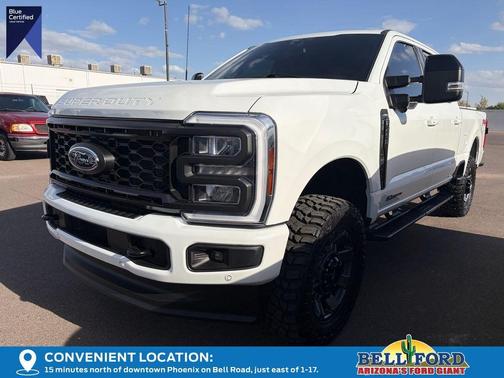 White Metallic 2024 Ford F-250 Lariat