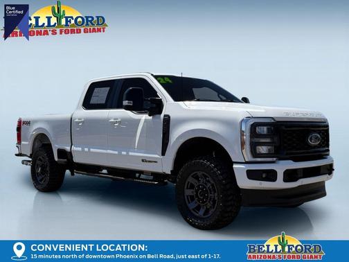 White Metallic 2024 Ford F-250 Lariat