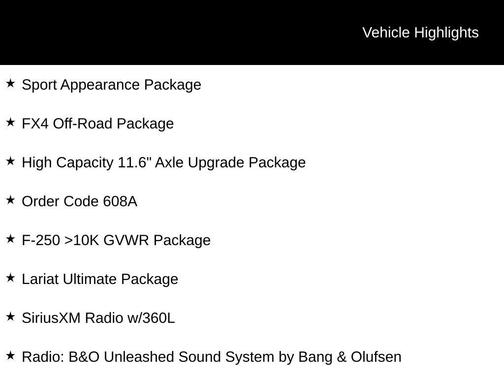 White Metallic 2024 Ford F-250 Lariat