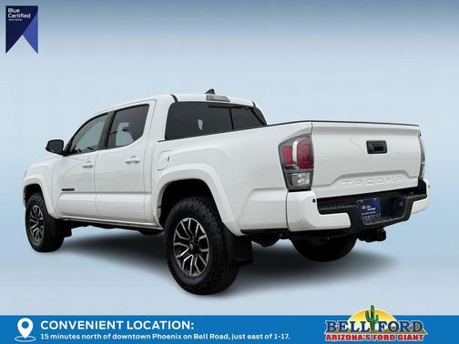 Super White 2021 Toyota Tacoma TRD Sport