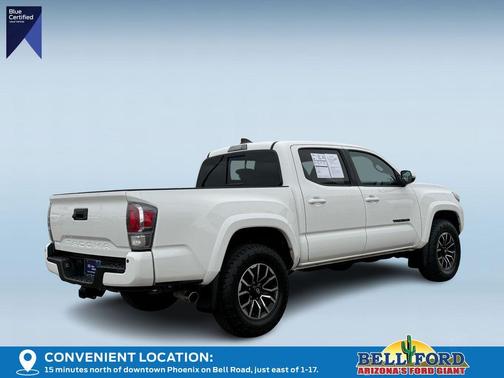 Super White 2021 Toyota Tacoma TRD Sport