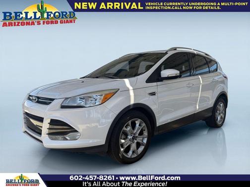 White Platinum Clearcoat Metallic 2015 Ford Escape Titanium