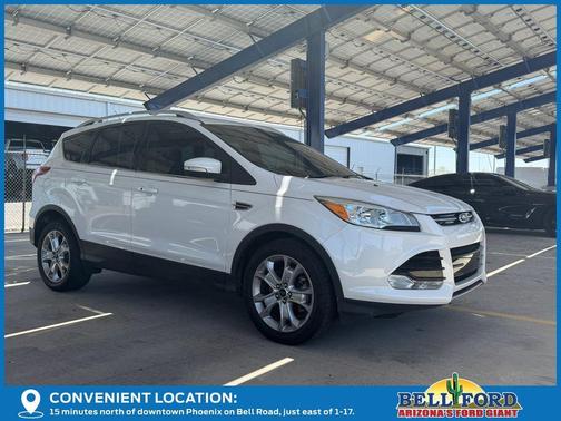 White Platinum Clearcoat Metallic 2015 Ford Escape Titanium