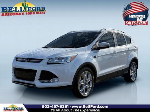 White Platinum Clearcoat Metallic 2015 Ford Escape Titanium