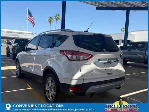 White Platinum Clearcoat Metallic 2015 Ford Escape Titanium