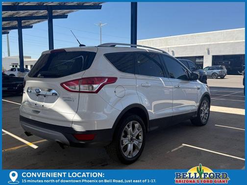White Platinum Clearcoat Metallic 2015 Ford Escape Titanium
