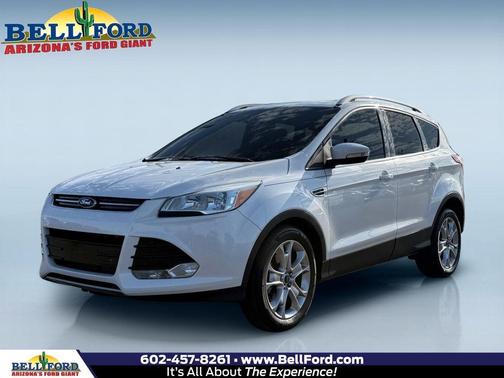 White Platinum Clearcoat Metallic 2015 Ford Escape Titanium