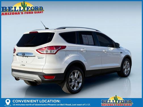White Platinum Clearcoat Metallic 2015 Ford Escape Titanium