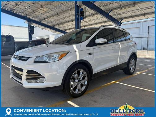 White Platinum Clearcoat Metallic 2015 Ford Escape Titanium
