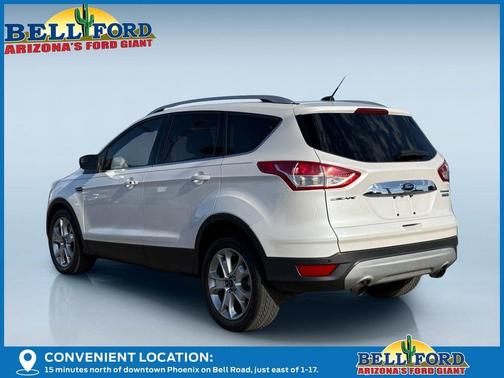 White Platinum Clearcoat Metallic 2015 Ford Escape Titanium