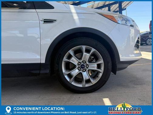 White Platinum Clearcoat Metallic 2015 Ford Escape Titanium