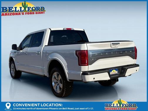 White Platinum Clearcoat Metallic 2015 Ford F-150 Platinum