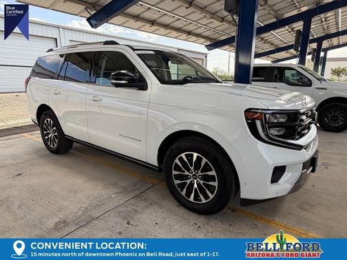 Oxford White 2025 Ford Expedition Platinum