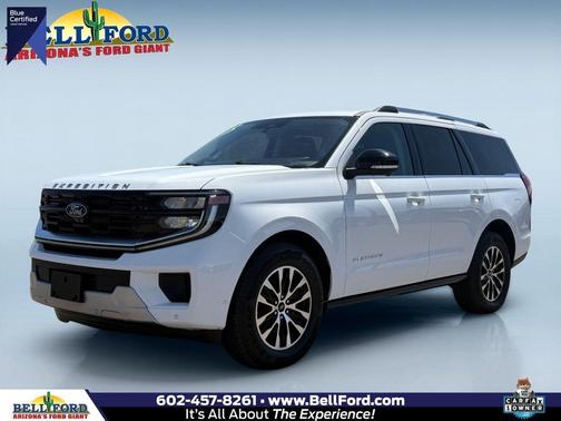 Oxford White 2025 Ford Expedition Platinum
