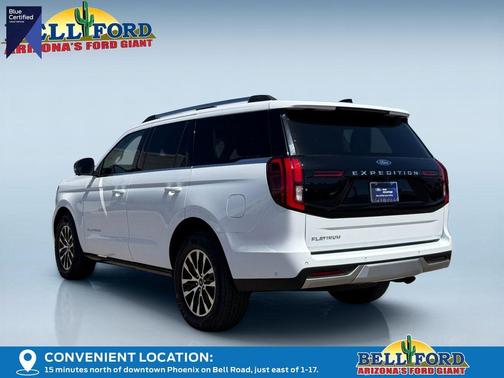 Oxford White 2025 Ford Expedition Platinum