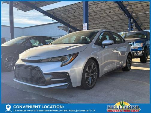 Classic Silver Metallic 2020 Toyota Corolla SE