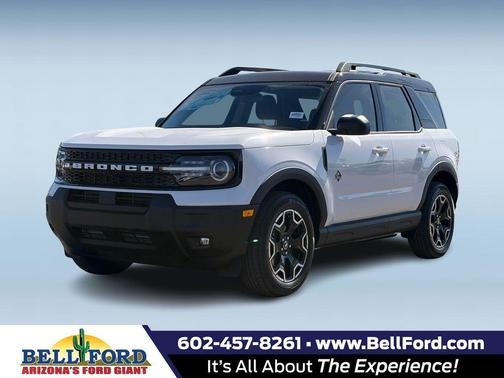 Oxford White 2025 Ford Bronco Sport Outer Banks SUV