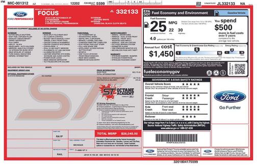 2018 Ford Focus ST Base