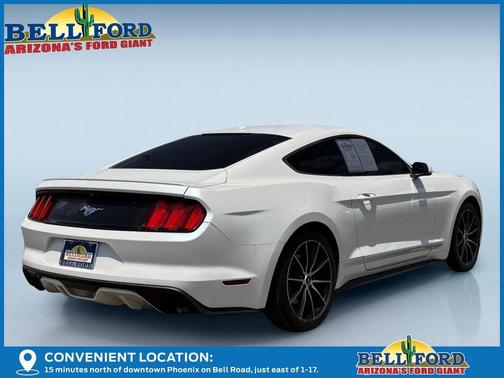 White Platinum Clearcoat Metallic 2017 Ford Mustang EcoBoost Premium