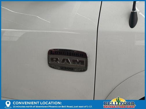 Bright White Clearcoat 2018 RAM 2500 Longhorn