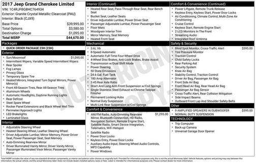 2017 Jeep Grand Cherokee Limited