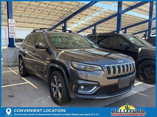 Crystal Metallic 2019 Jeep Cherokee Limited